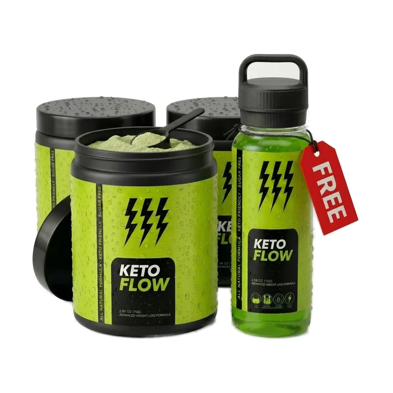 KetoFlow Weight Management Supplement Bottle (3 Bottle / 90 Day Pack)