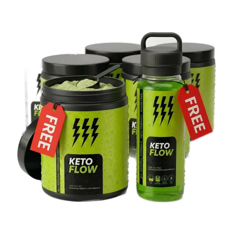 KetoFlow Weight Management Supplement Bottle (6 Bottle / 180 Day Pack)